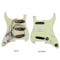 Miniatyrbild 3 av 5: Sss 11-håls Strat Elektrisk Gitarr Laddad Pickguard Prewired
