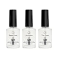 Miniatyrbillede 1 af 5: 3 stk./sæt 15 ml neglefarve dip dyppulver Pro Polish Starter Kit Base Top Coat