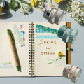 Miniatyrbillede 4 af 5: Ruller Dekorativ Maskeringstape Sæt, til Scrapbooking, Journaling, Planlæggere, Kunst, Håndværk, Juledekoration Style-2