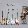 Miniatyrbilde 3 av 5: Mikrofon Robot Gitar Lampe, Retro Kul Søt Morsom Steampunk