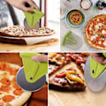 Miniatyrbillede 5 af 5: Pizza Skærer Hjul med Beskyttelsesskærm - Bærbar Pizza Slicer med Skarp Rustfri Stål Klinge, Klinge Dækning