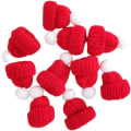 Miniatyrbillede 1 af 3: 10 stk. Miniature strikkede hatte Slikkepind hatte Slikkepind Toppers Re