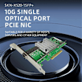 Miniatyrbillede 5 af 5: PCIE 10G SFP+ Netværkskort til Hovedkontrol, Fuld Højde Universal, 10G Hastighed, PCIE X8 Enkelt SFP+ Netværkskort NIC
