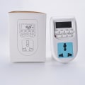 Miniatyrbillede 2 af 5: Digital Timer Switch EU Stikkontakt Al-06 Ugentlig Programmerbar Elektronisk 220vac, Timer Lyskontakt Vægknap Timer