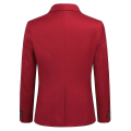 Miniatyrbild 3 av 5: Herrkostym Business Casual 3-delar Kostym Blazer Byxor Väst 9 Färger Z Red S