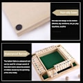 Miniatyrbilde 3 av 3: Deluxe 4-spiller Shut The Box Trettbrett Spill Klassisk Terning Brettspill