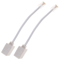 Pikkukuva 1 / 3: 2 kpl RJ11-RJ45-sovitinta, puhelin-Ethernet-sovitin, puhelin-Ethernet-kaapeli