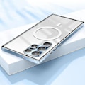 Miniatyrbild 1 av 5: Magsafe magnetiskt fodral kompatibelt med Samsung Galaxy S22 S22+ S22 Ultra S23 Ultra S23-serien Fullt skydd med kameralinsskydd Blue S22 Plus