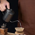 Miniatyrbild 4 av 4: Svanhals Vattenkokare Häll Över Droppkokare Robust Köksapparat Vatten