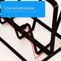 Miniatyrbilde 4 av 4: Metallisk avløpsstativ, tørkestativ, for flasker, krus og tilbehør