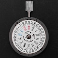 Miniatyrbillede 4 af 5: Nh36 Nh36a Bevægelse 3 Cifret Dobbelt Kalender Automatisk Mekanik