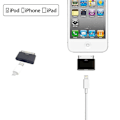 Miniatyrbillede 2 af 5: 8-polet Hun til 30-polet Han Adapter Konverter til phone4 4S 2 3 til iPod til Touc