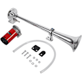 Miniatyrbilde 1 av 3: Enkelt luftsignal, Horn med kompressor 150DB 12V 680HZ for Tr