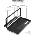 Miniatyrbilde 5 av 5: Hengselbeskyttelse Støttefod Etui Kompatibel Samsung Galaxy Z Fold 4 Med S Pen-spor og Innebygd Skjermbeskytter Gold