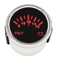 Miniatyrbilde 2 av 5: 52mm Universal Digital Voltmeter Gauge Volt Meter 8-16v For Boat Yacht Auto Motor Home Truck