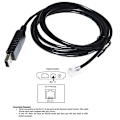 Miniatyrbillede 5 af 5: Usb til Rj11 Rj12 6p4c adapter seriel kontrolkabel Eqmod kabel til - montering pc til håndkontrolkabel