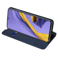 Miniatyrbilde 5 av 5: DUX DUCIS Skin Pro Skin-Like Leather Case med kortspor for Samsung Galaxy A71 Blue