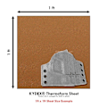 Miniatyrbillede 3 af 5: KYDEX Thermoform Sheet - (P1 Tekstur) - (.093 Tykkelse) - (12in x 12in) - (Coyote Brun) - (3 Ark) - (til KYDEX Holster Fremstilling & Hobby)