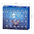Miniatyrbillede 4 af 4: Julekalender Enamel Forgyldt Vedhæng Perler 24 Numre Nedtælling Gave Blind Box