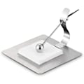 Miniatyrbillede 1 af 5: Servietholder i rustfrit stål, 17 x 16,5 x 11,7 cm, metalservietholder, servietdispenser, servietboks, papirservietholder