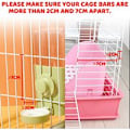 Pikkukuva 2 / 5: Kanin Vatten Dispenser, 600ML Hängande Kanin Drickare Automatisk Marsvin Matning Flaska Anti-Dropp Hamster Matning Flaska för Kanin Chinchilla Marsvin