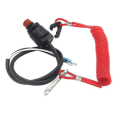 Miniatyrbilde 4 av 5: Utenbordsmotor Stop Kill Switch Cord Lanyard Båt Motor
