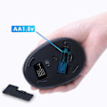Miniatyrbillede 5 af 5: 2,4g Trådløs Mus Ergonomisk Mus Computer Kontor Vertikal Greb Mus Lydløs Mus Til Computer