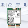 Pikkukuva 3 / 5: Wi-fi 6 Ax201 M.2 Key E Cnvio 2 Wifi-kortti Dual Band 3000mbps Langaton Bluetooth 5.0 Ax201ngw,wi