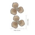 Miniatyrbilde 2 av 2: 20 stk Blomsterklistremer Broderte Applikasjoner Dekorative Lapper Applikasjon Jenter Strykejern Lapper Applikasjon Broderi