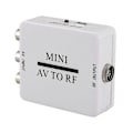 Miniatyrbilde 1 av 4: Mini HD videokonverterboks RCA Av Cvsb til Rf videoadapterkonverter