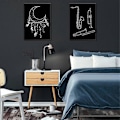 Miniatyrbild 2 av 5: 67 st Scratch Paper Art Set Barn Vuxna Scratchboard Hantverk Kit 50 Ark 21,6 x 27,9 cm A4 Svart Belagt Scratch Paper