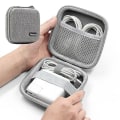 Miniatyrbilde 1 av 5: Bærbar øretelefonoppbevaringsveske Hard skall Digital gadgetveske Eva Bluetooth-veske Datakabel Mac-lader U-disk Beskyttende deksel