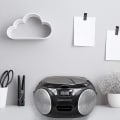 Miniatyrbillede 3 af 3: Kryc-magnavox Md6924 Bærbar Top Loading Cd Boombox Med Am/fm Stereo Radio I Sort | Cd-r/cd-rw Kompatibel | Led-display | Aux-port Understøttet | Pro
