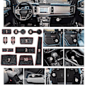 Miniatyrbild 5 av 5: För 2021 2022 4 dörrar Anti Dust Cup Holder Insert Center Console Shifter Liner Trim Dörr Packet Mats