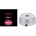 Miniatyrbillede 4 af 5: Led Display Base Krystaller Glaskunst Farverig Lys Krystal Display Base Stativ Glas