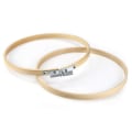 Miniatyrbillede 4 af 5: 14 stk. 6 tommer broderirammer bulk hoop ring til broderi og