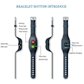 Miniatyrbillede 4 af 5: Ældre Sos Smart Armbånd Smart Watch Bluetooth Gps Information Push Pulsmåling Søvn Overvågning Anti-tab Armbåndsur