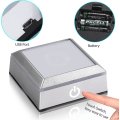 Miniatyrbillede 2 af 3: Led lys base show stand display plade med følsom touch switch til 3d laser