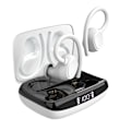 Pikkukuva 1 / 4: Bluetooth-kuulokkeet 5.1, Langattomat urheilukuulokkeet IP7 vedenkestävät Bluetooth-kuulokkeet 48H Hi-Fi stereo kaksinkertaisella mikrofonilla, CVC 8.0 melunvaimennus White