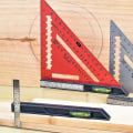 Miniatyrbild 5 av 5: Avtagbar Triangulär Linjal Set Square Hög Triangulär Platta Justerbar W -meter Röd