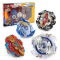 Miniatyrbilde 1 av 5: Spinning Toy Metal Beyblade Burst Arena Gyro Fighting Gyroscope Launcher red
