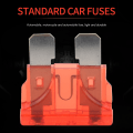 Miniatyrbillede 3 af 5: 100 mekaniske sikringer 2a 3a 5a 7.5a 10a 15a 20a 25a 30a 35a til Voiture Auto