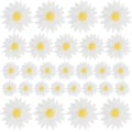 Miniatyrbillede 1 af 3: 80 stk. Tegneserie Tusindfryd Blomster Charms Dekorative Harpiks Charms P
