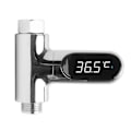 Miniatyrbillede 1 af 5: Passiv LED Vandtemperaturmåler Synlig Vandtemperatursensor Baby Badehane Drejelig Temperaturvisning