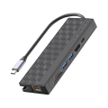 Miniatyrbilde 1 av 5: 7-i-1 USB 3.0 Dokkestasjon USB-C Hub 5 Gbps Høy Hastighet 1000 Mbps Ethernet RJ45 Gigabit 4K OTG Adapter