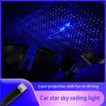 Miniatyrbillede 3 af 3: Stjernehimmel-Taglys til Bil med USB-Interface LED-Display Romantisk