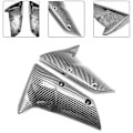 Miniatyrbillede 2 af 5: Forside Mud Hugger Fairing i Kulfibermønster til Zx-10r Zx10r 2004 2005 2006 2007
