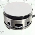 Miniatyrbild 2 av 5: Termometer Temperatur Transparent Klar Utomhus Fönster Termometer Klocka Väderverktyg