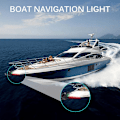 Miniatyrbillede 3 af 5: Både, Marine LED Strip Bådlys Bug og Hæk, Styrbord Lys DC 12V