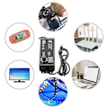 Miniatyrbillede 4 af 5: 3-36v 60w Strømadapter Justerbar Spændingsadapter Led Display Switching Strømforsyning Eu Stik Til Led Lysstrimmel Motor